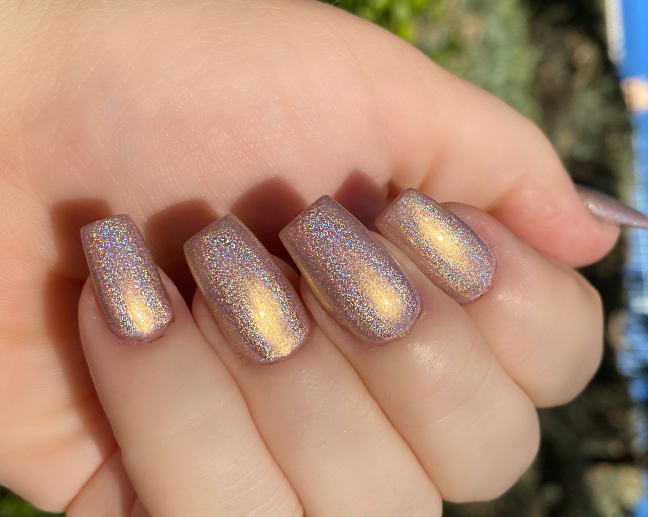 Angel Academy Holographic Nail Art - wide 2