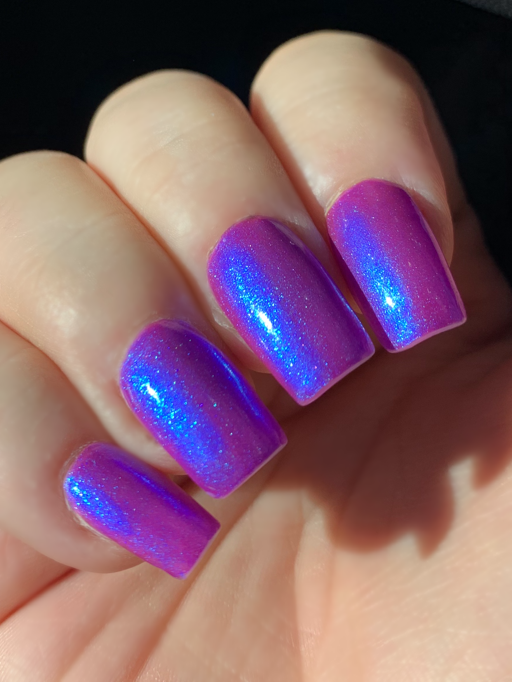 Wonder Glow- Neon Purple Blue Magenta "Glow Pop Nail Polish Collection