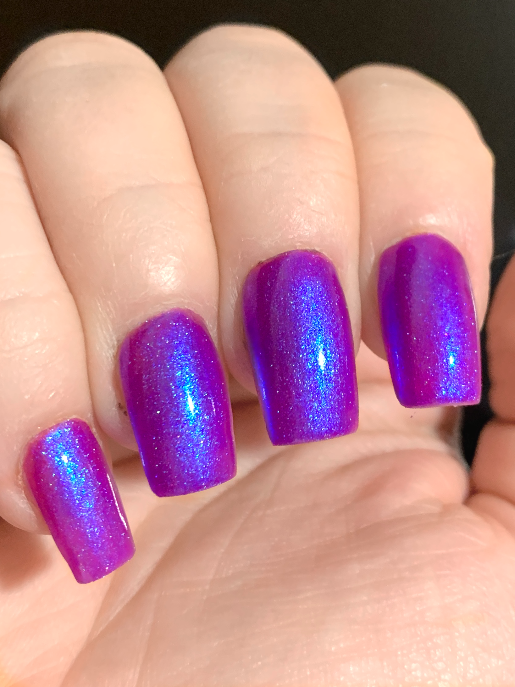 Wonder Glow- Neon Purple Blue Magenta "Glow Pop Nail Polish Collection