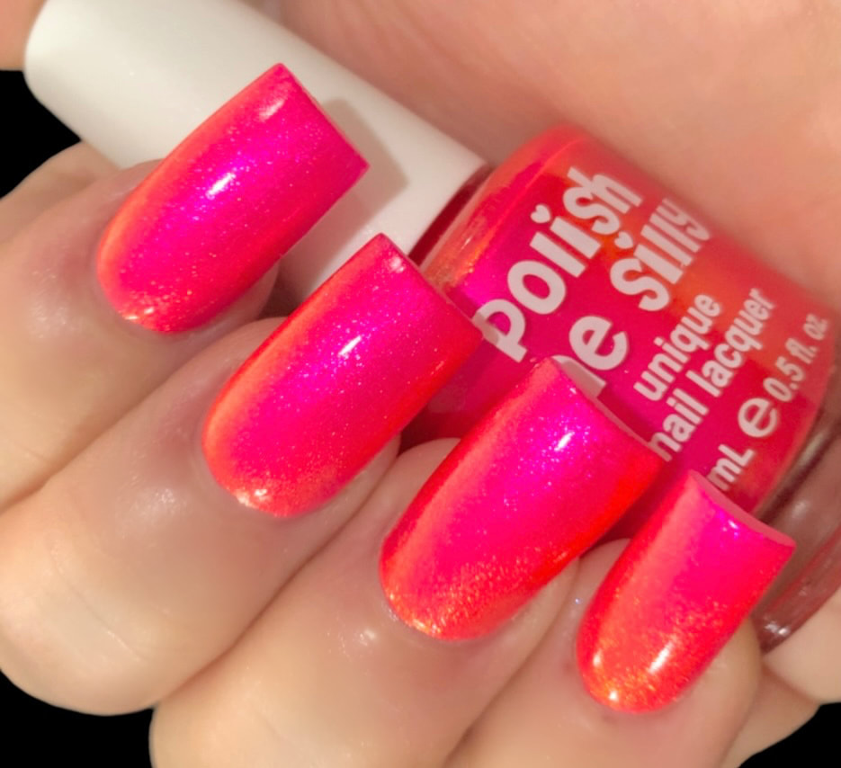 Pink/Orange Ombre Fire nail art | Neon pink nails, Neon nail designs, Neon  nails
