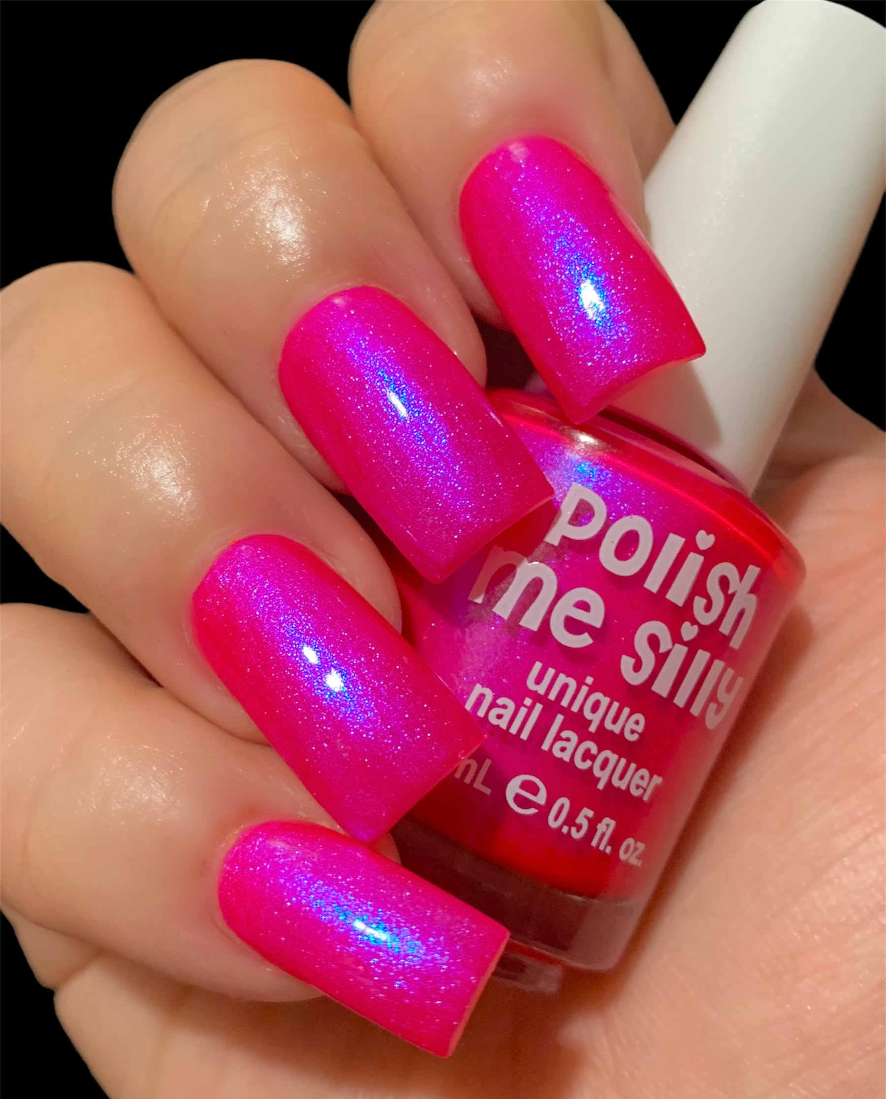 Pink nails. Neon madness!