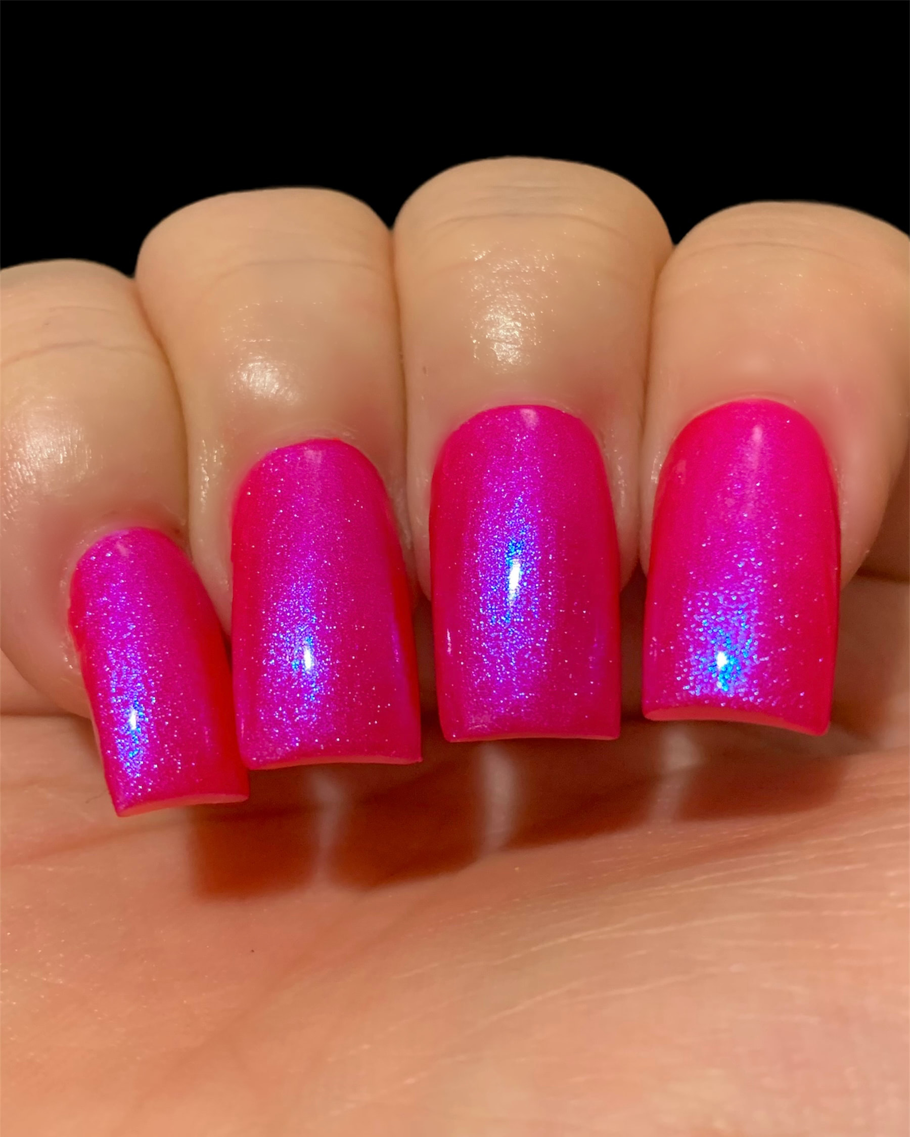 Malibu Too Chunky Hot Neon Pink Glitter