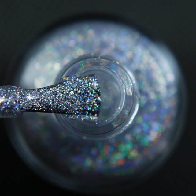 Disco Ball- Rainbow Sparkle Collection Glitter Holographic Nail Polish